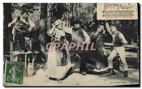 Cartes postales Folklore La Bourreio d'Aubereno L'Hirondelle Paris