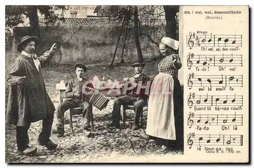 Cartes postales Folklore Oh vai vai descouiffado