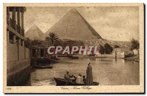 Cartes postales Egypt Egypte Cairo Mena Village