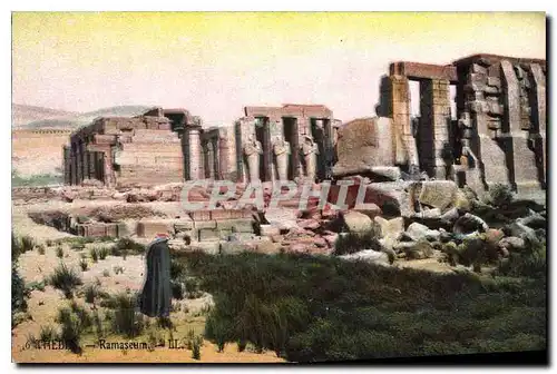 Cartes postales Egypt Egypte Thebes Le Ramesseum