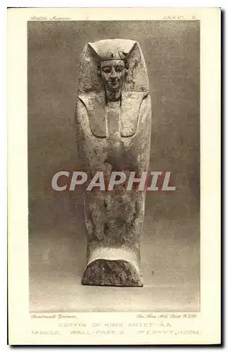 Cartes postales Egypt Egypte Coffin of king Antef aa Wall case 2