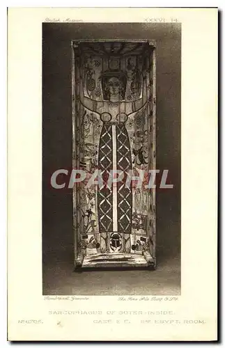 Cartes postales Egypt Egypte Sarcophagus of Soter inside Egypt room