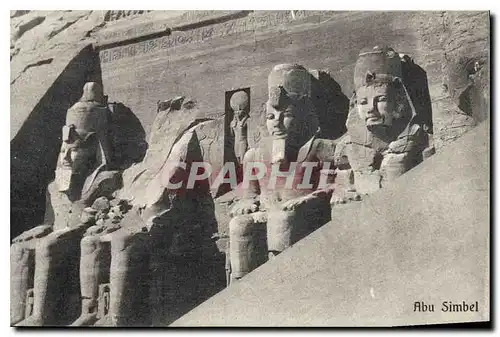 Cartes postales Egypt Egypte Abu Simbel