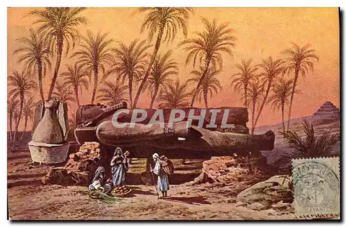 Cartes postales Egypt Egypte Statue de Ramses a Memphis