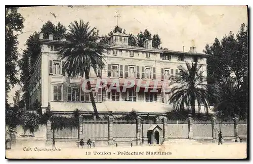 Cartes postales Toulon Prefecture Maritime