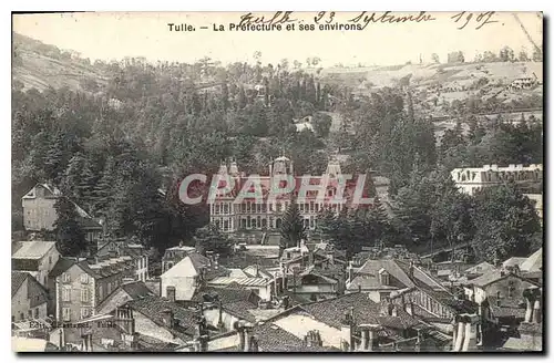 Cartes postales Tulle La Prefecture et ses environs