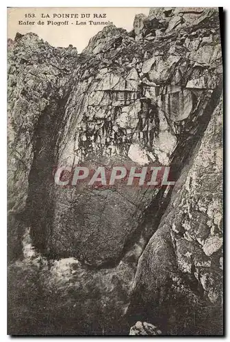Cartes postales La Pointe du raz Enfer de Plogoff les Tunnels