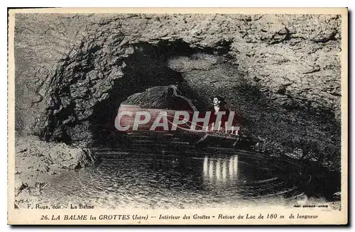 Cartes postales La Balme les Grottes Isere Interieur des Grottes