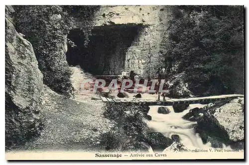 Cartes postales Sassenage Arrivee aux Cuves