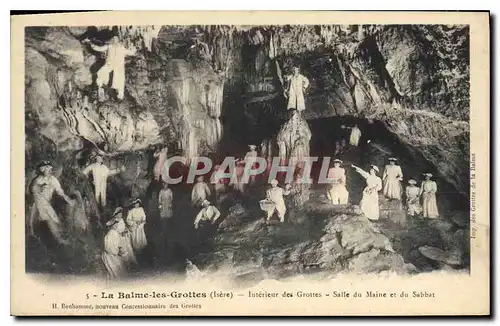 Ansichtskarte AK La Balme les Grottes interieur des grottes salle du Maine et du Sabbat