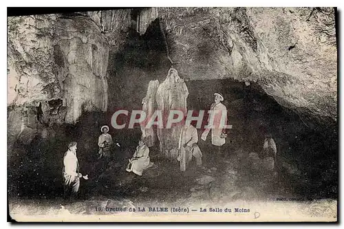 Ansichtskarte AK Grottes de la balme isere la salle du Moine