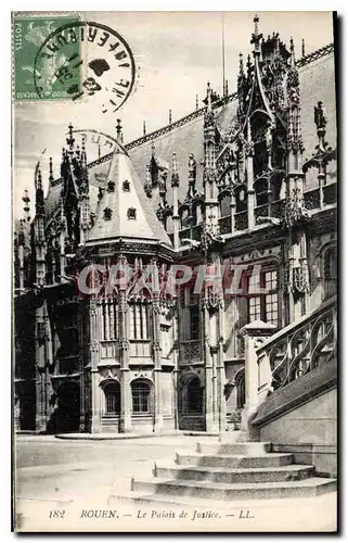 Cartes postales Rouen le Palais de Justice