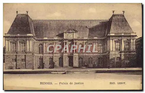 Cartes postales Rennes Palais de Justice