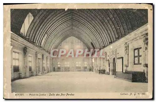 Ansichtskarte AK Rouen Palais de Justice salle des Pas Perdus
