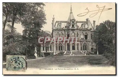 Cartes postales Roubaix le Palais de Justice