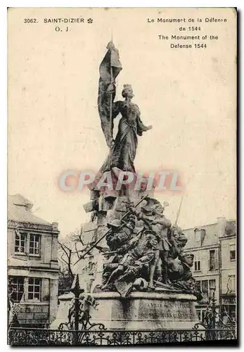 Ansichtskarte AK Militaria Saint Dizier le monument de la Defence de 1544