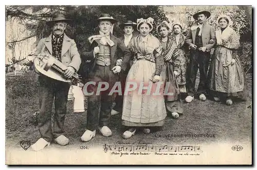 Ansichtskarte AK Folklore L'Auvergne Pittoresque