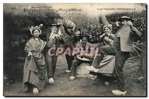 Ansichtskarte AK Folklore L'Auvergne Pittoresque