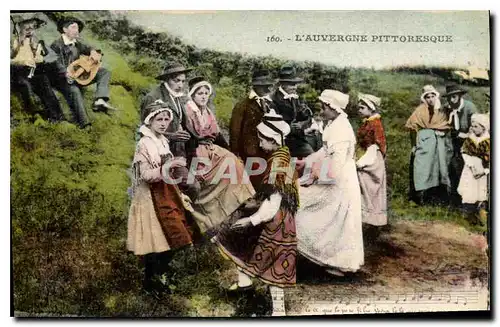 Ansichtskarte AK Folklore L'Auvergne Pittoresque