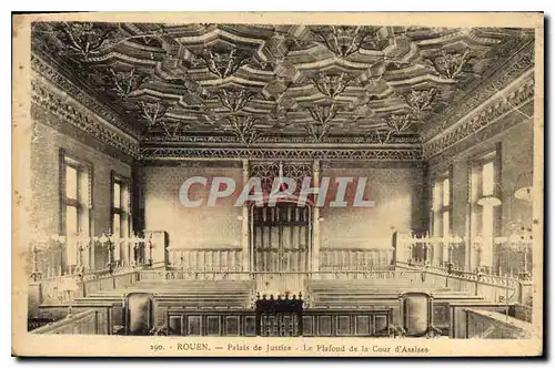 Cartes postales Rouen Palais de Justice Le plafond de la cour d'Assises