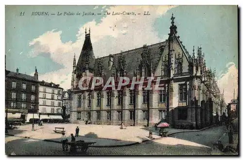 Cartes postales Rouen le palais de justice