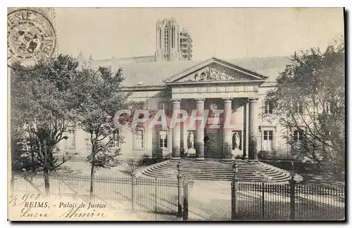 Ansichtskarte AK Reims Palais de justice