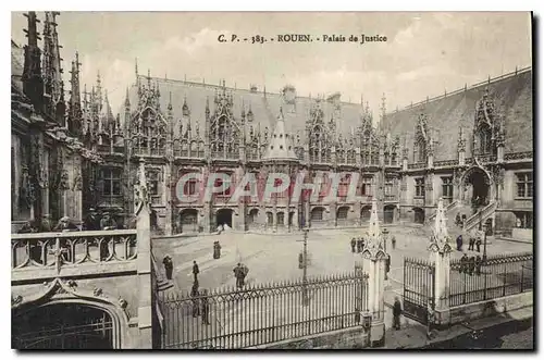 Cartes postales Rouen Palais de justice