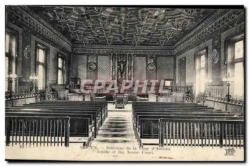 Ansichtskarte AK Rouen interieur de la cour d'Assises