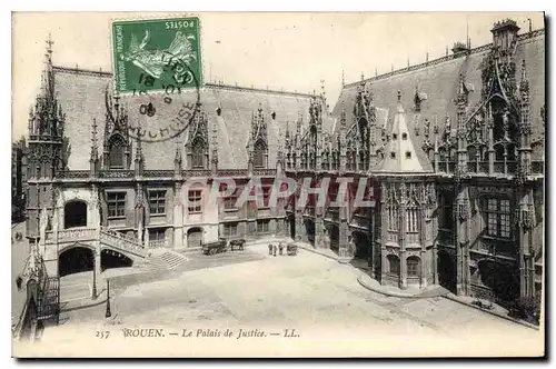 Cartes postales Rouen le Palais de Justice