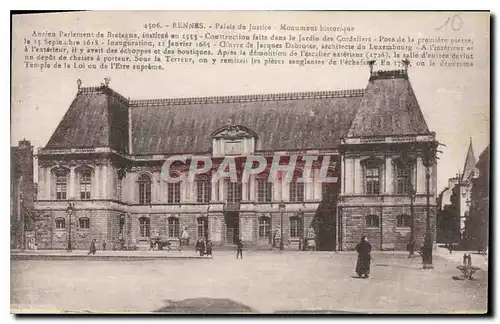 Ansichtskarte AK Rouen le Palais de Justice monument historique