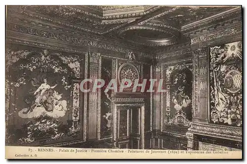 Cartes postales Rouen le Palais de Justice premiere chambre