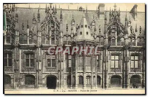 Cartes postales Rouen le Palais de Justice