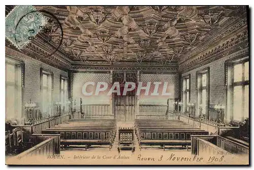 Ansichtskarte AK Rouen Interieur de la cour d'Assises