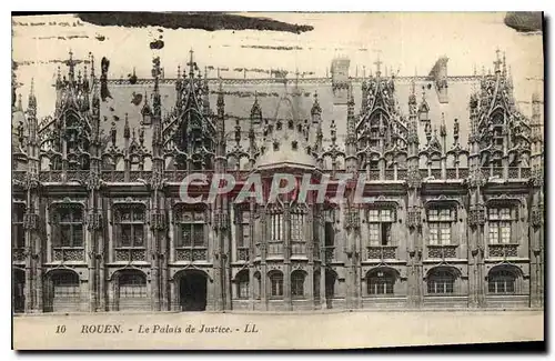 Cartes postales Rouen le Palais de Justice