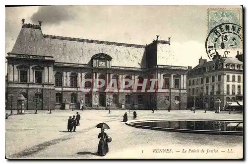 Ansichtskarte AK Rennes le Palais de Justice