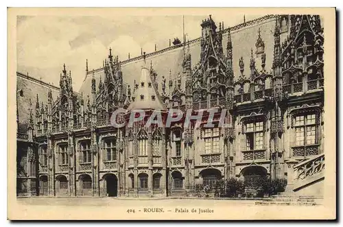 Cartes postales Rouen Palais de Justice