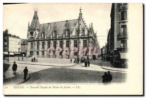 Ansichtskarte AK Rouen nouvelle facade du Palais de Justice