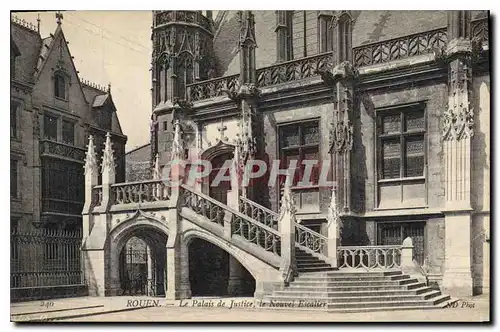 Ansichtskarte AK Rouen Palais de Justice le nouvel escalier