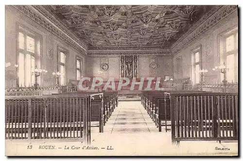 Cartes postales Rouen la cour d'Assises