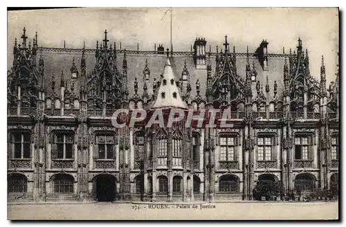 Cartes postales Rouen Palais de Justice