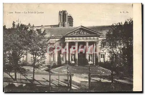 Cartes postales Reims Plais de Justice