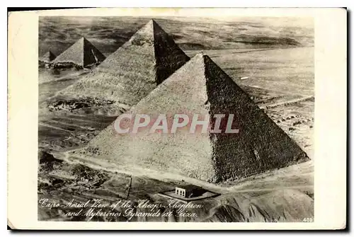 Cartes postales Egypt Egypte Cairo View of the Kheops Khephsen and Pyramids at Giza