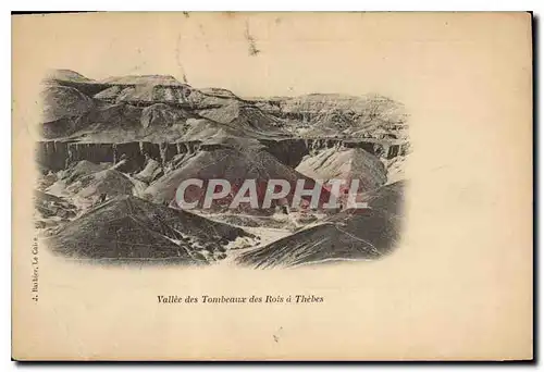 Cartes postales Egypt Egypte Vallee des Tombeaux des Rois a Thebes