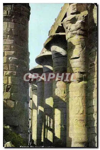 Ansichtskarte AK Egypt Egypte Karnak The temple