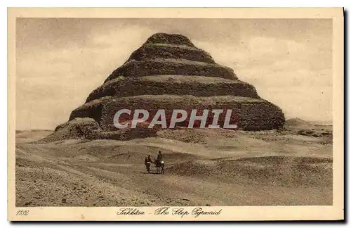 Ansichtskarte AK Egypt Egypte Sakkara The Step Pyramid