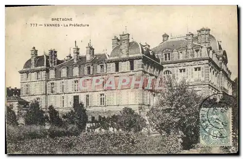 Cartes postales Bretagne Vannes La Prefecture