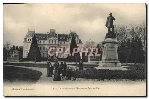 Cartes postales La Prefecture et Monument Sommeiller