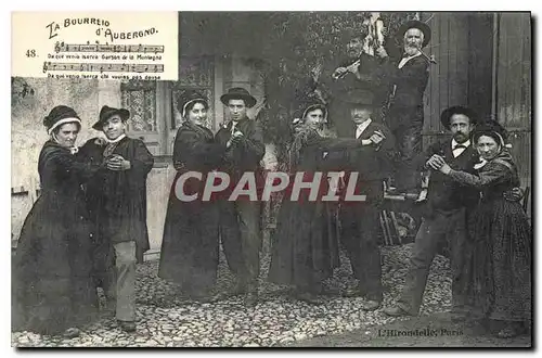 Cartes postales Folklore La Bourreio d'Auberono