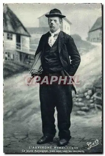 Cartes postales Folklore L'Auvergne humoristique