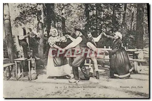 Ansichtskarte AK Folklore Bourree d'Auvergne